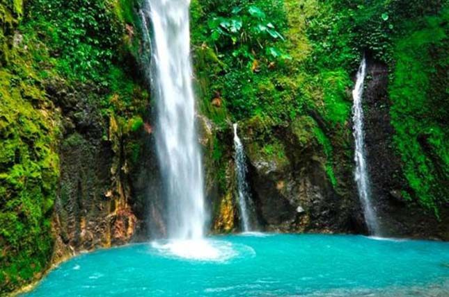 Pesona Air Terjun Dua Warna di Sibolangit, Deli Serdang